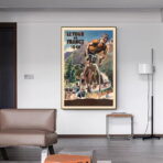 cartel vintage tour de francia 1