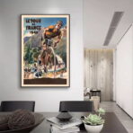 cartel vintage tour de francia 1