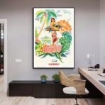 cartel vintage tropical
