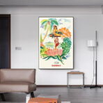 cartel vintage tropical