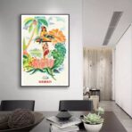 cartel vintage tropical
