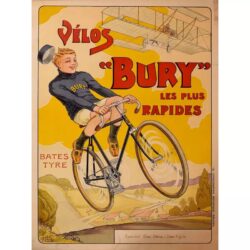 cartel de bicicleta vintage 1