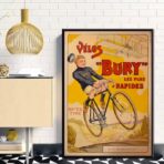 cartel de bicicleta vintage 1