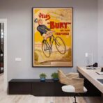 cartel de bicicleta vintage 1