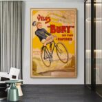 cartel de bicicleta vintage 1