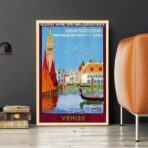 cartel vintage venecia 1