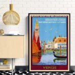 cartel vintage venecia 1