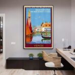 cartel vintage venecia 1