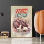 cartel vespa vintage