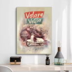 cartel vespa vintage