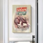 cartel vespa vintage