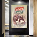 cartel vespa vintage
