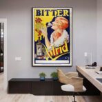 affiche vintage alcool