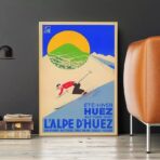 affiche vintage alpe d'huez