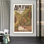 affiche alpe d'huez