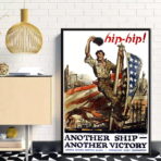 cartel vintage americano