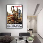 cartel vintage americano