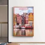 affiche vintage amsterdam