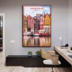 affiche vintage amsterdam