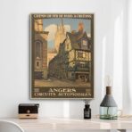 affiche vintage angers