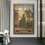 affiche vintage angers