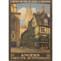 affiche vintage angers