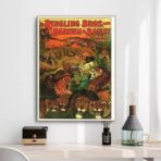 affiche vintage animaux