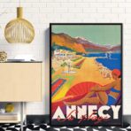 affiche vintage annecy