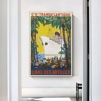 affiche vintage antilles