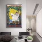affiche vintage antilles