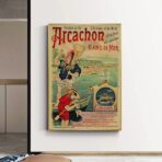 affiche vintage arcachon