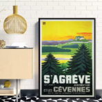cartel vintage ardeche