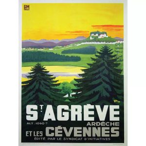 cartel vintage ardeche