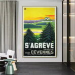 cartel vintage ardeche