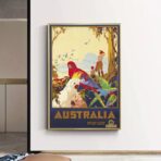 affiche vintage australie