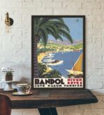 affiche vintage bandol