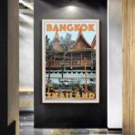 affiche vintage bangkok