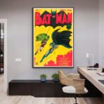 affiche vintage batman