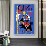 affiche vintage bayonne