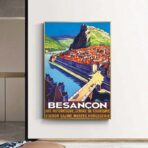 affiche vintage Besançon