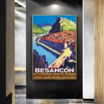 affiche vintage Besançon