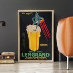 affiche vintage bière
