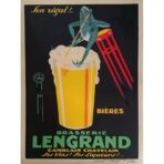 affiche vintage bière