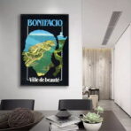 affiche vintage bonifacio