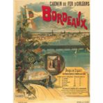 affiche vintage bordeaux