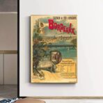 affiche vintage bordeaux