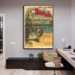 affiche vintage bordeaux