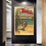 affiche vintage bordeaux