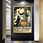 affiche vintage bourgogne