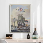 affiche vintage brest